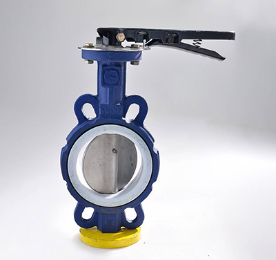 四氟对夹手动蝶阀